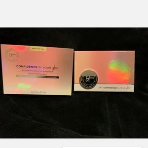 IT COSMETICS Confidence in Your Glow Blush Instant Nude Glow Bronzer Highlighter